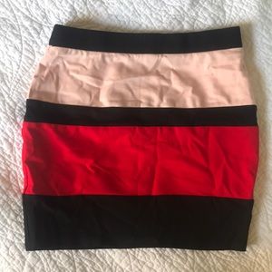 English Factory Anessa striped skirt